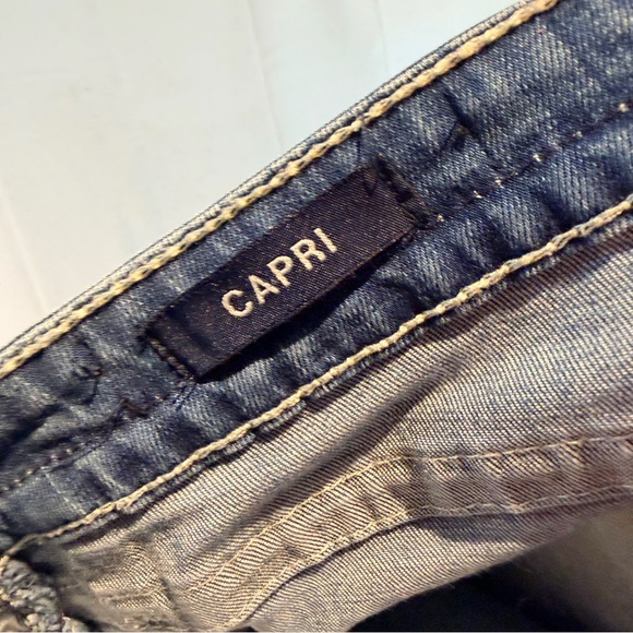 VIGOSS Women’s Size 9/10 L27 Denim Jeans Heritage Fit Capri Style Stretch - Picture 15 of 16